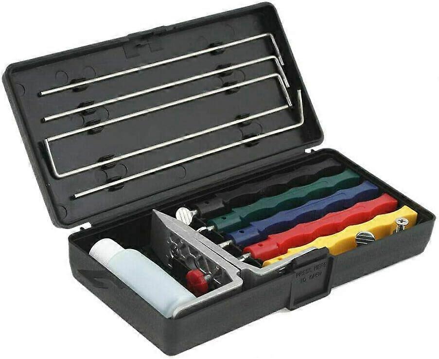 Kitchen Knife Sharpeners Grinder Knife Sharpening Stone Set Fixed Angle Sharpening System Kit for Sharpening Stone.