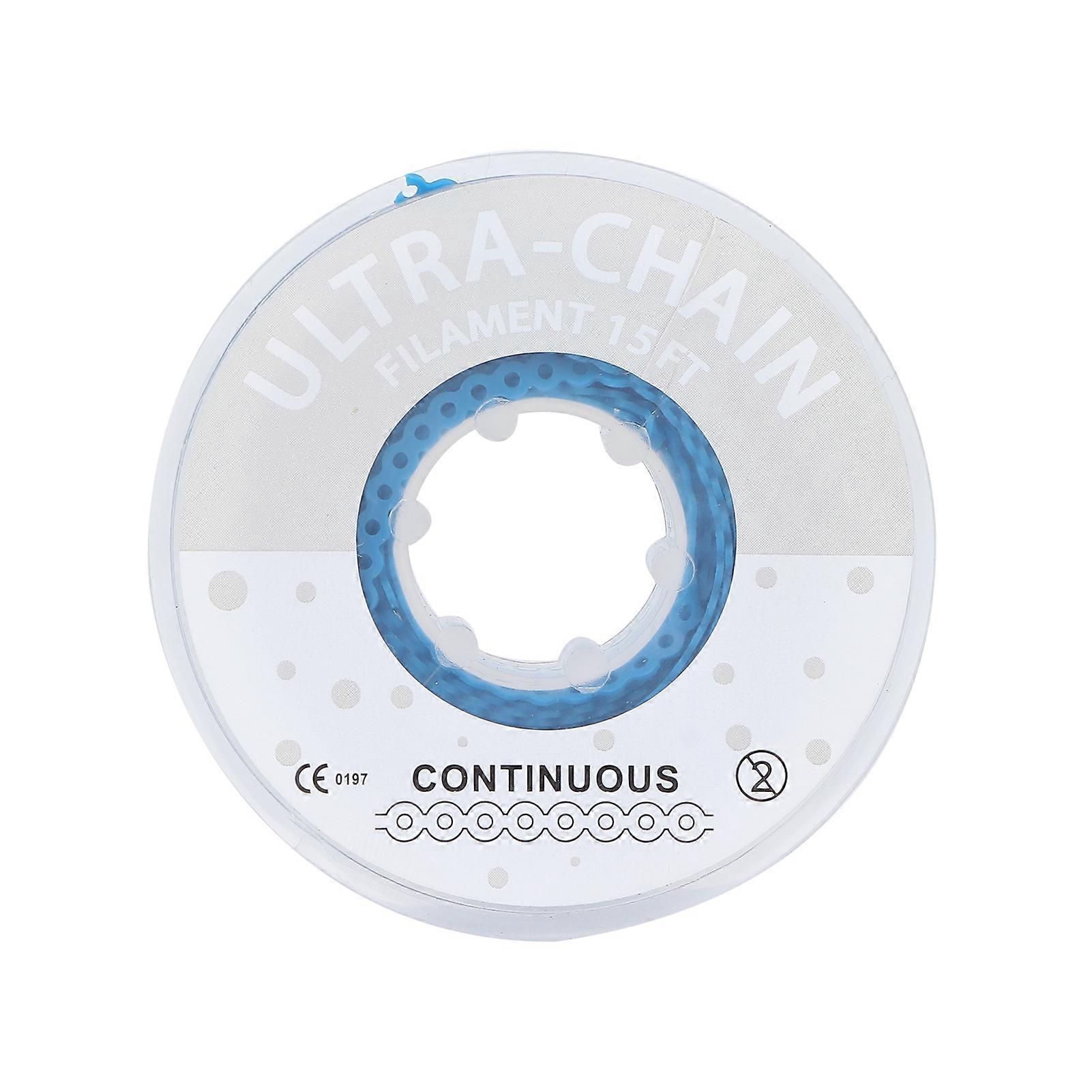 Elastic Orthodontic Rubber Chain Dental Orthodontic Elastic Chain Orthodontic Spool Elastic Rubber BandBlue