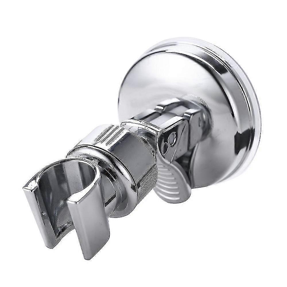 Shower Head Handset Holder Chrome Bathroom Wall Mount Suction Bracket-Good