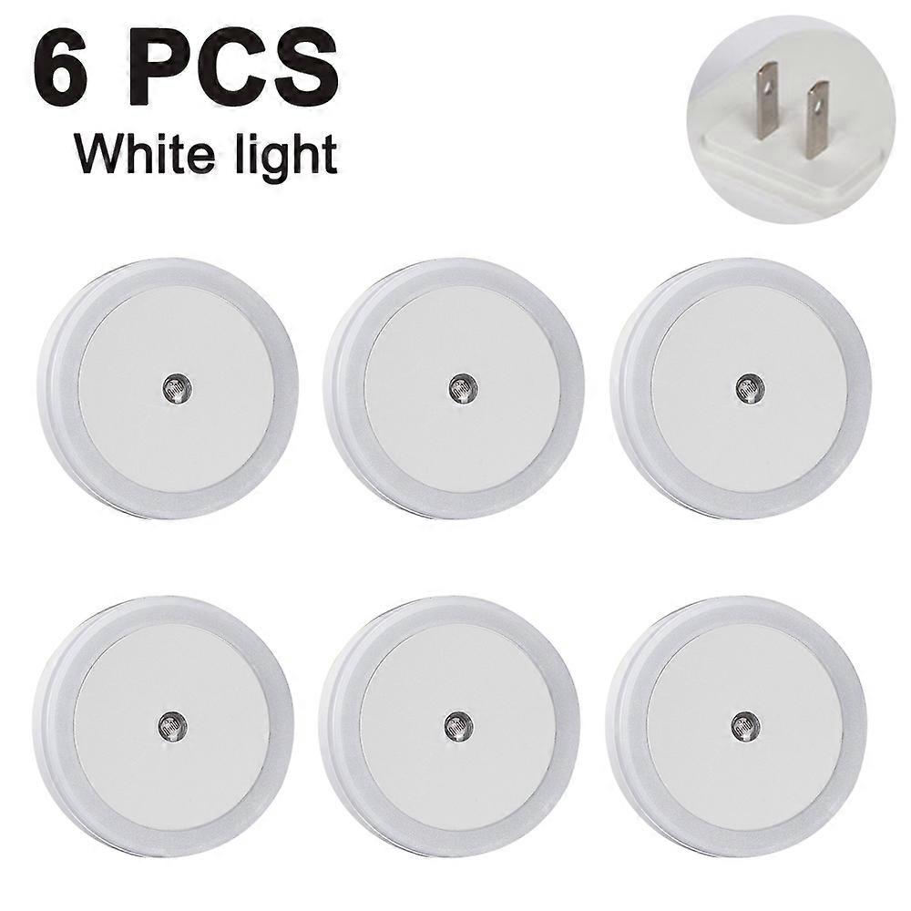 6 Pack LED Night Light, Plug-in Super Smart Dusk to Dawn Sensor, Night Lights Suitable for Bedroom