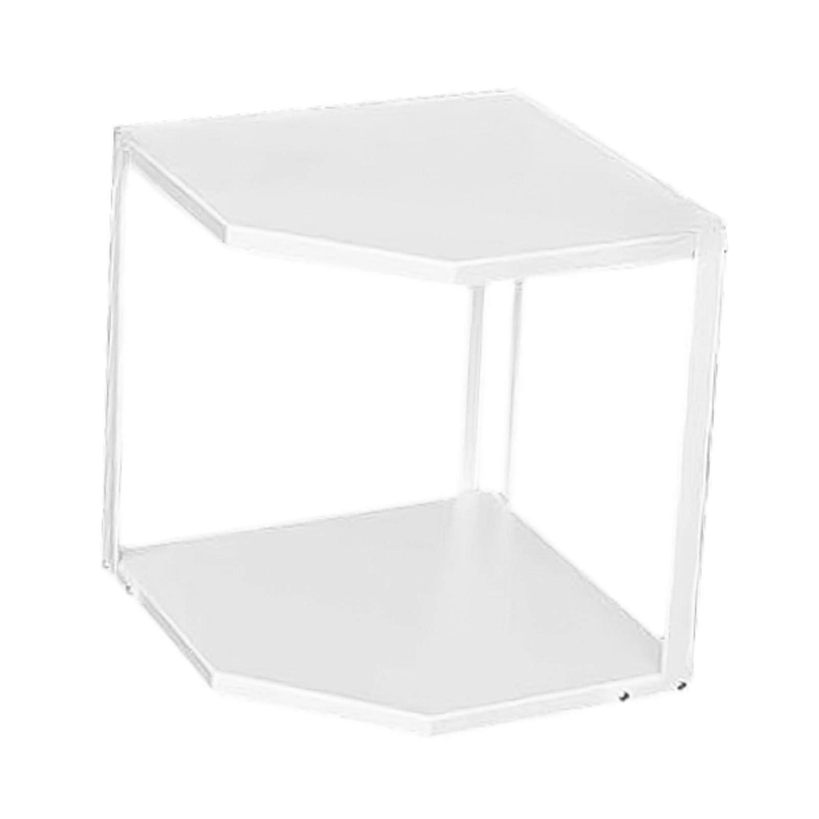 Corner Shelf Rack Counter and Cabinet Organizer for Kitchen Cupboard 2 layer