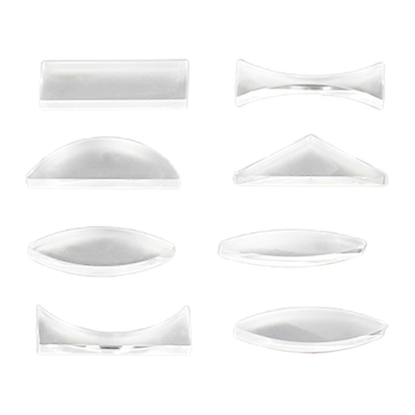 8Pcs Optical Parallel Lens Science Classroom Optics Kits for Teacher Student