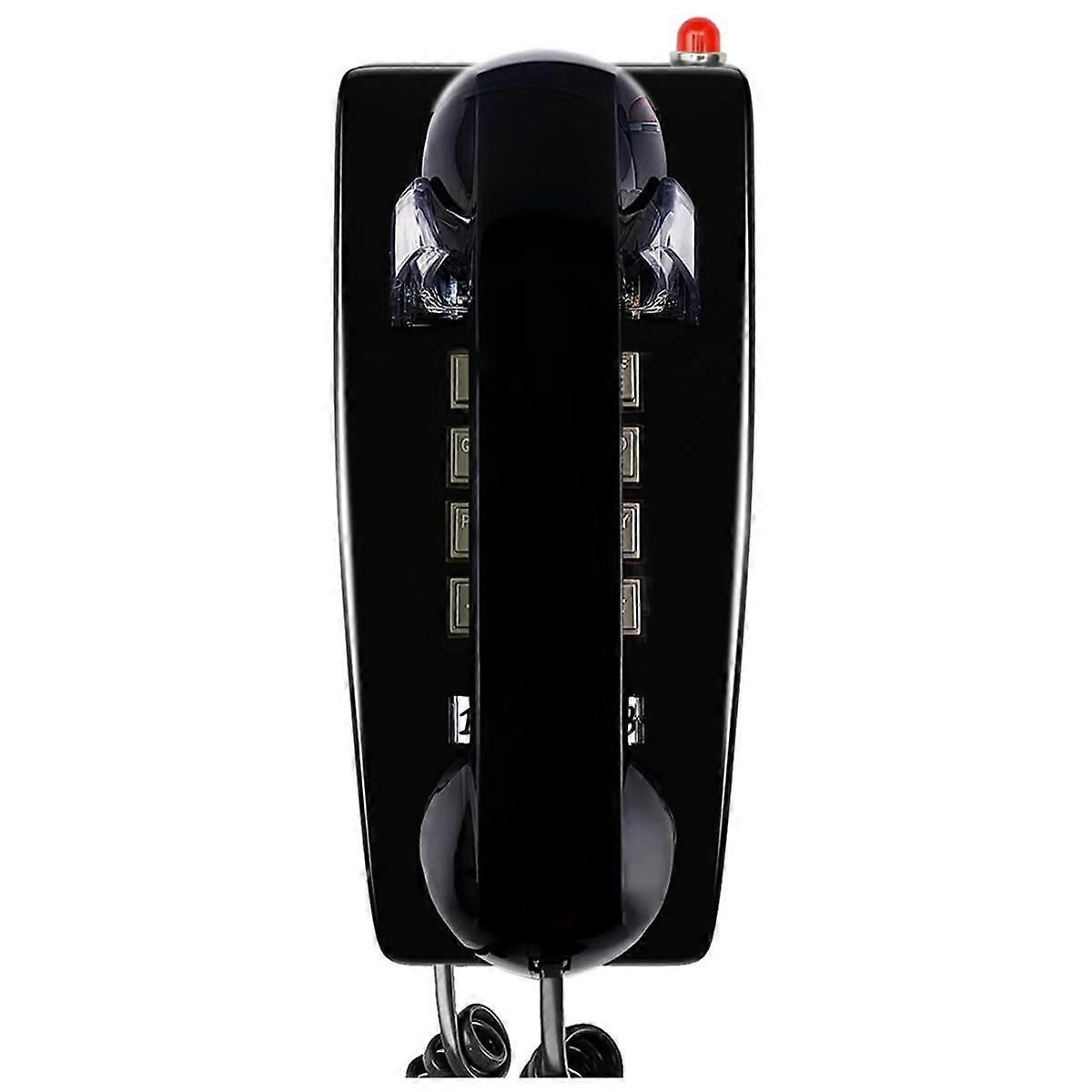Classic Wall Phones for Landline with Mechanical Ringing, Single Line 2554 Wall Telephone with Voic