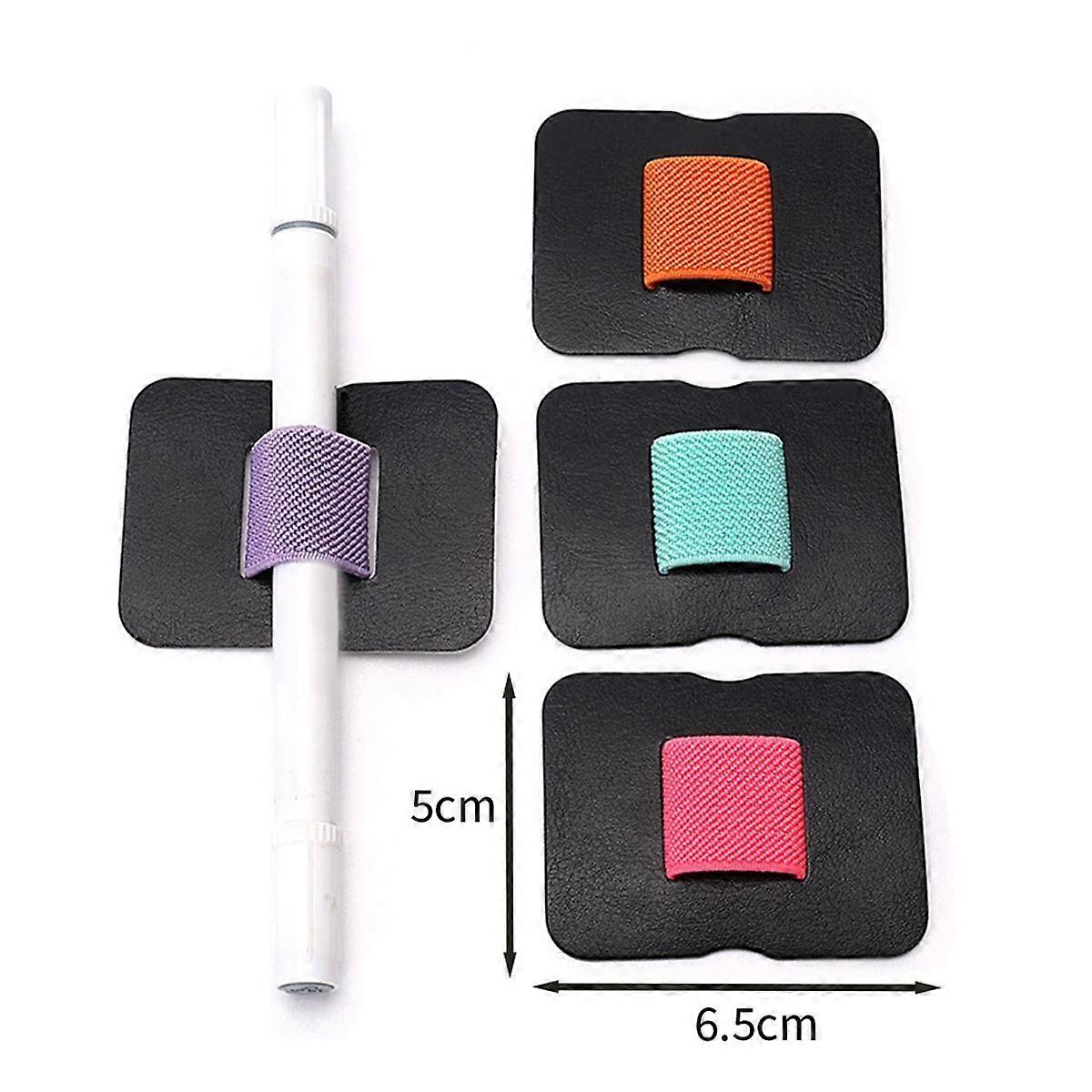 10Pack Pen Holder for , Elastic Pen Holder Pen Holder for Clipboard, Planner Pen Holder Random Colo