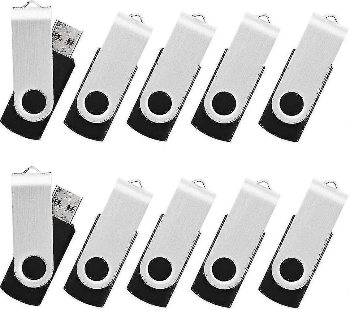Sunrain 10 Pack Usb Flash Drive, 8gb Flash Drive, Usb2.0 Flash Drive