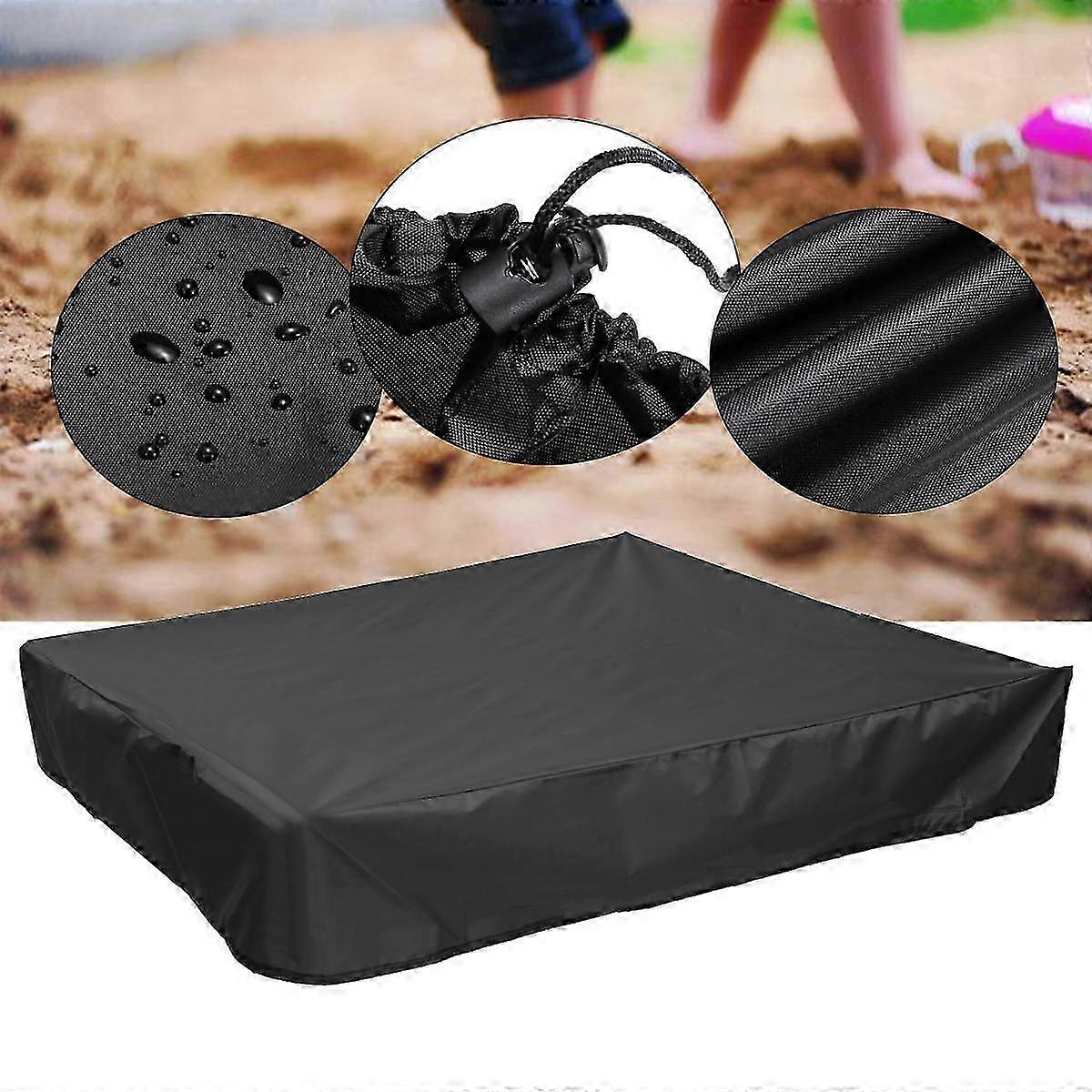 Sand Pit Sandbox Cover With Drawstring Waterproof UV Protection For Sandbox Outdoor jkw
