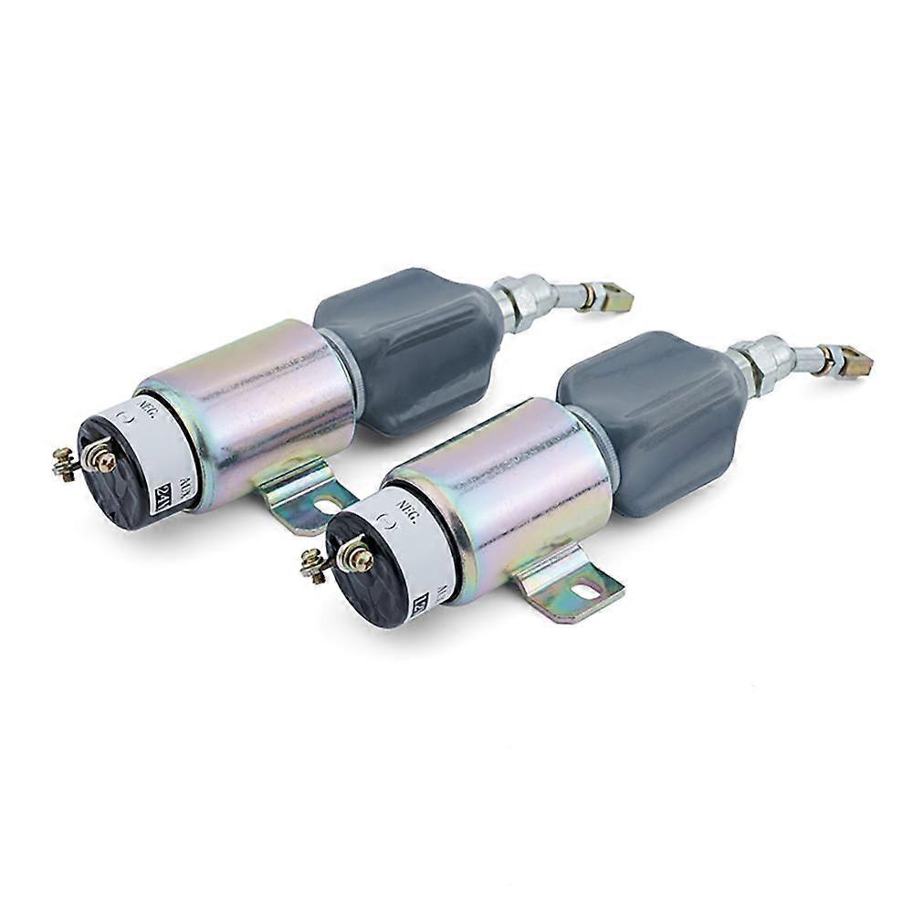 12v 24V Diesel Generator Set Engine Stop Solenoid valve excavator Extinguisher flame out fuel Switch