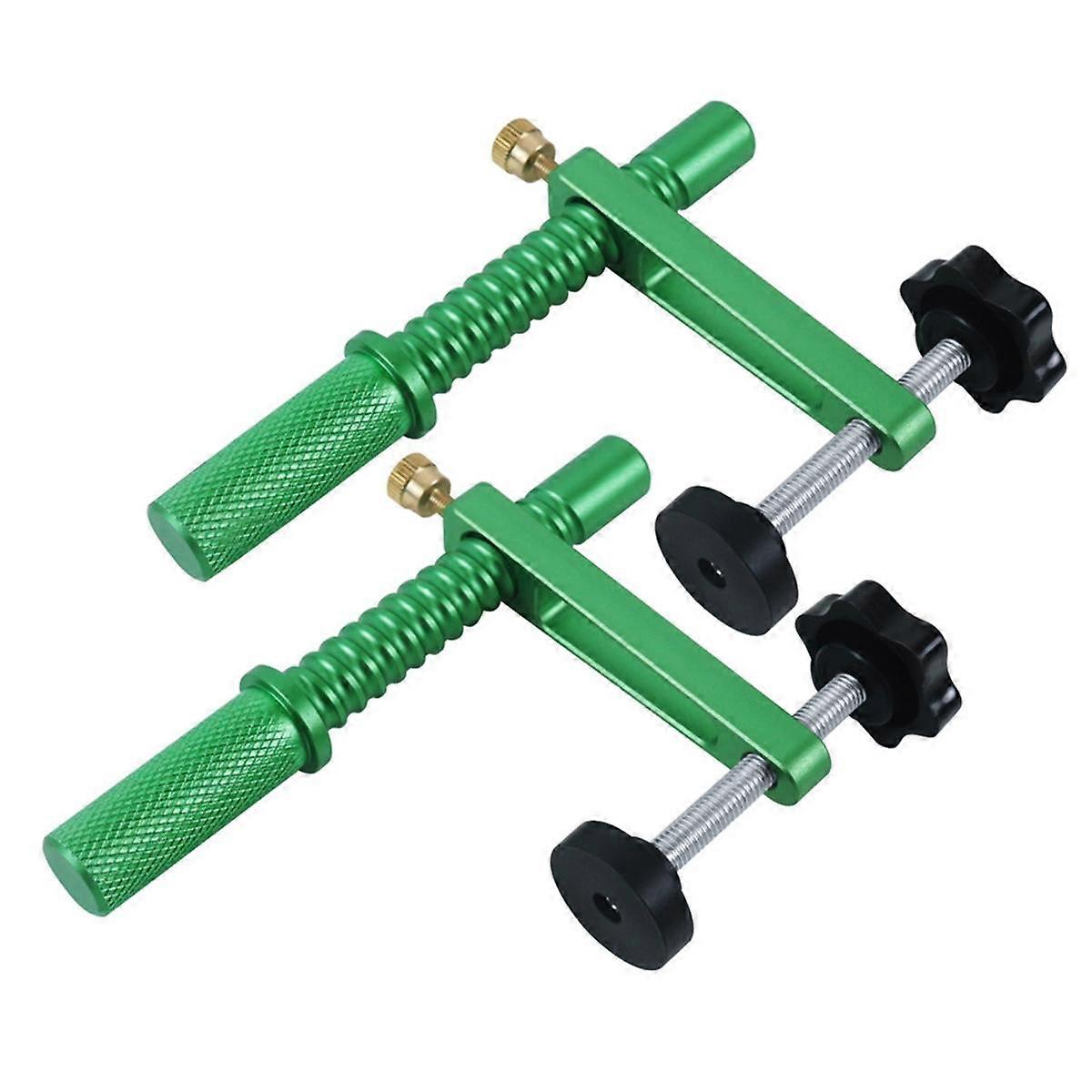 2pcs Bench Dog Clamp,Dog Hole Clamps for Woodworking, Adjustable Aluminum Alloy Quick Acting Dog Clamp 19mm