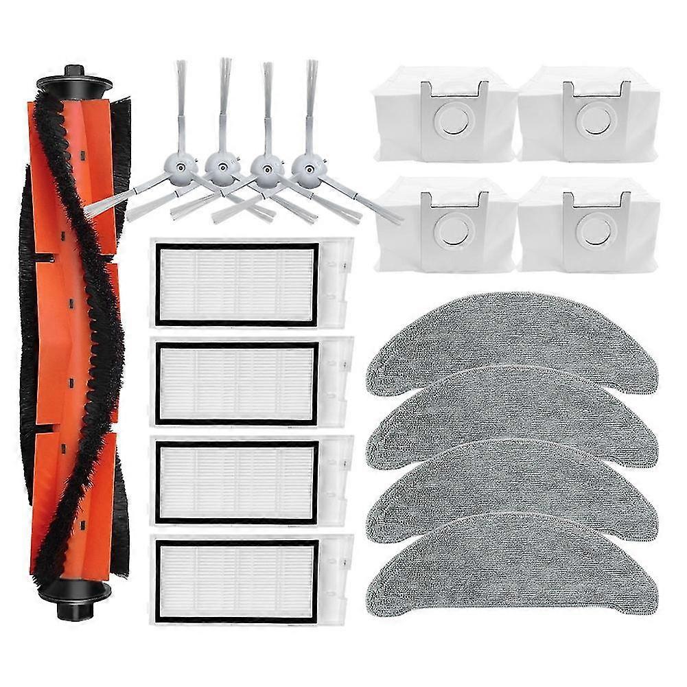 For Xiaomi Roidmi Eve Plus Main Side Brush Hepa Filter Mop Dust Bag
