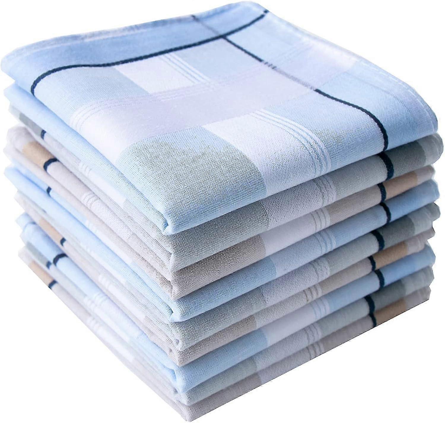 Fazzoletti da uomo 100% cotone Hanky 6 pezzi regalo