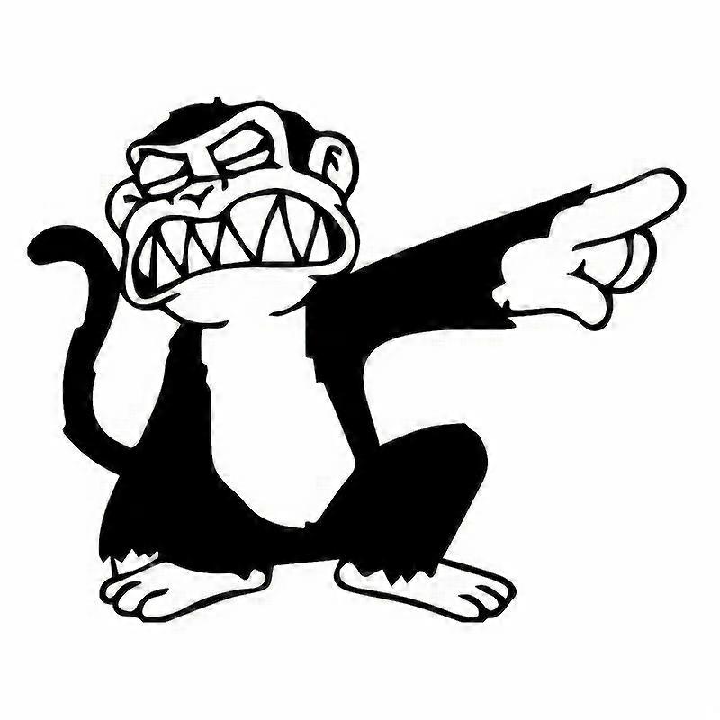 Monkey Point Its Finger Funny Car Stickers For Car