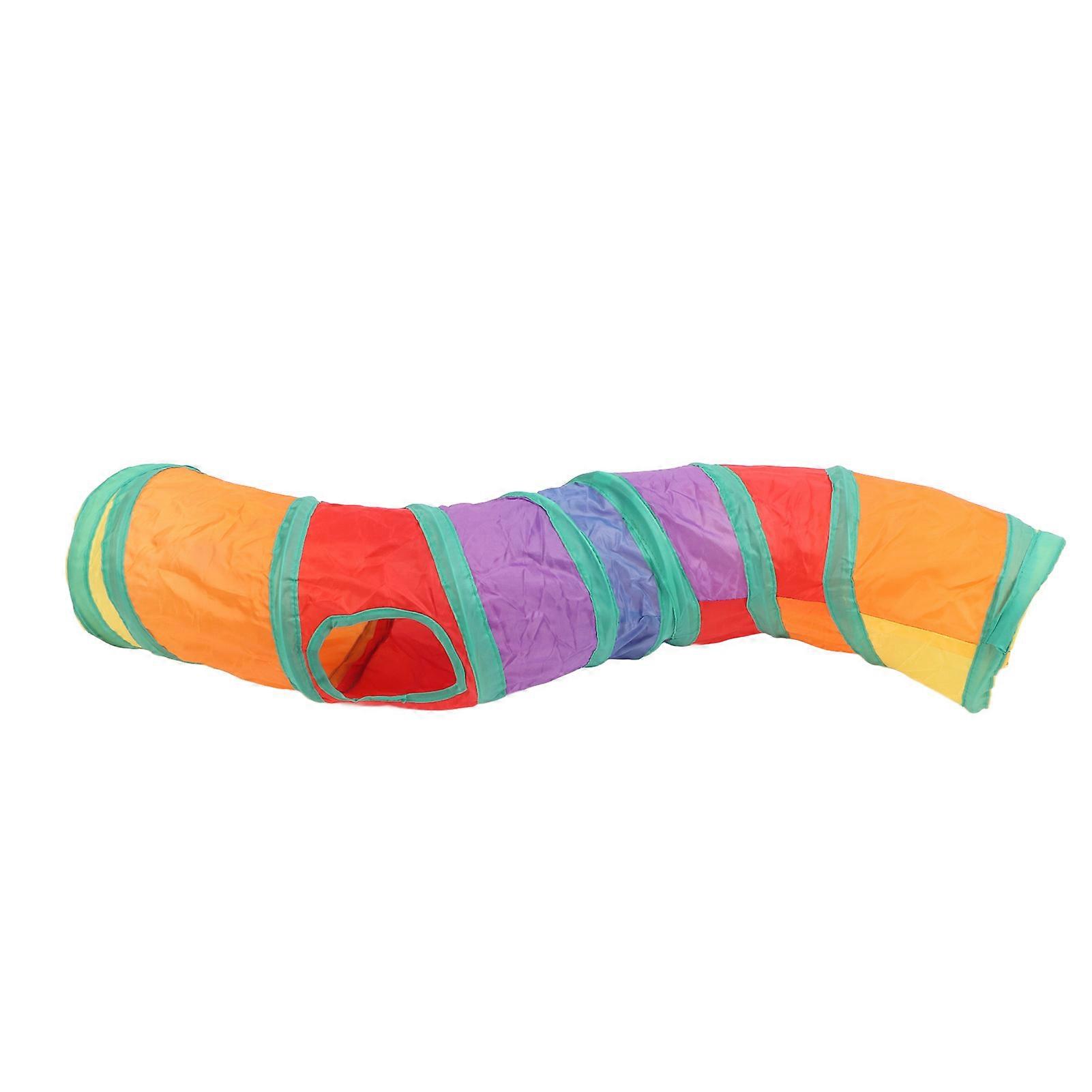 Collapsible Small Animal Tunnel Toy for Bunnies Guinea Pigs