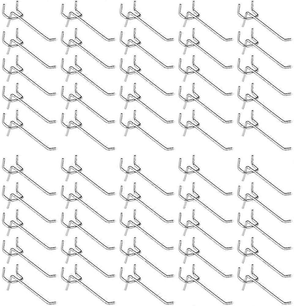 50 pieces pegboard hooks,wall shelf hooks for display pegboard garage store tools storage hanger wall shelf hooks