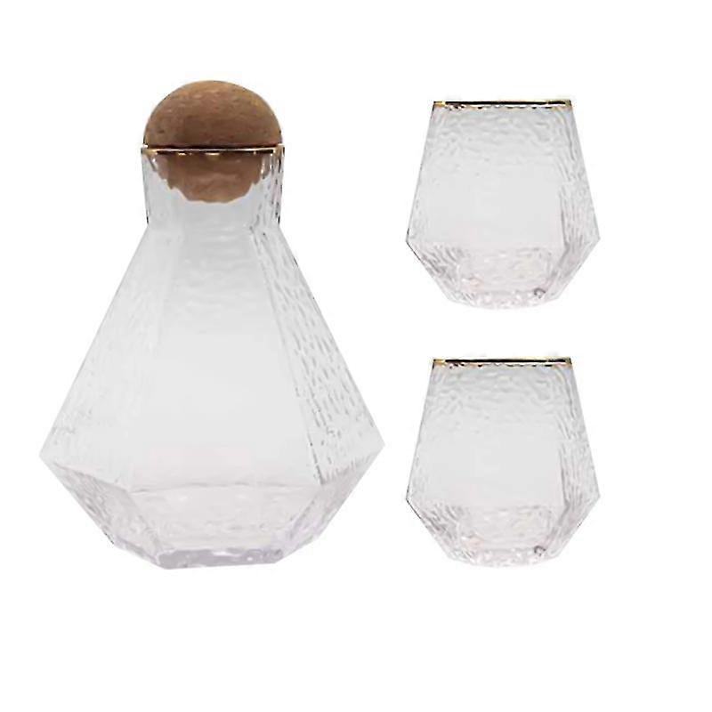 1set Glass Water Cup Set-c