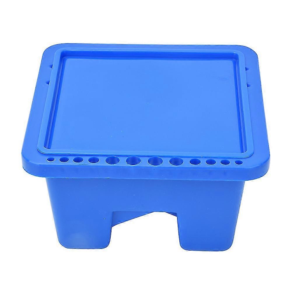 Multi-Function Plastic Brush Washing Bucket Square Pen Washer for Art Supplies