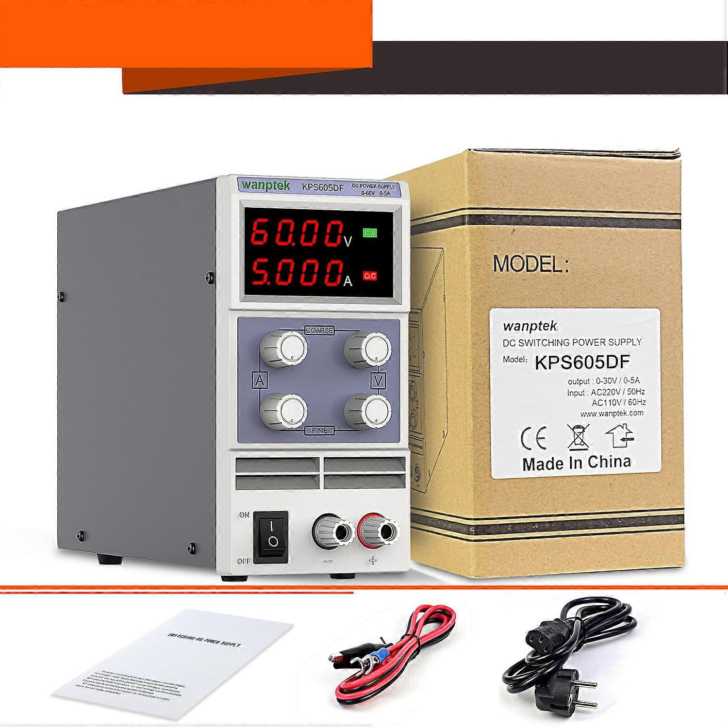 Laboratory Stabilizer DC Power Supply Adjustable 60V 5A Voltage Regulator Switching Variable Bench Source 30V 10A  DIY