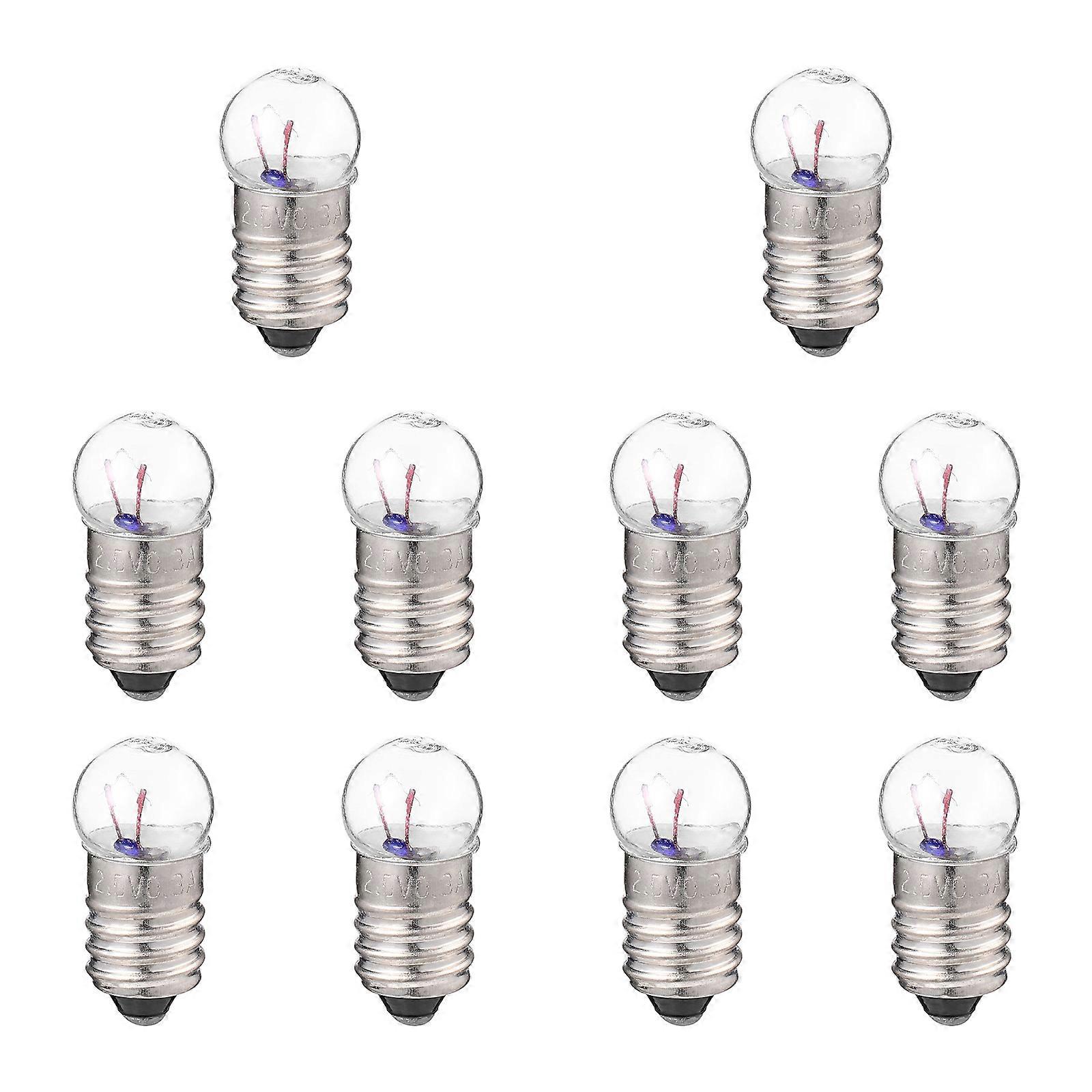 10pcs Small Light Bulbs Science Experiment Light Bulbs School Laboratory Electrical Circuit Bulbs