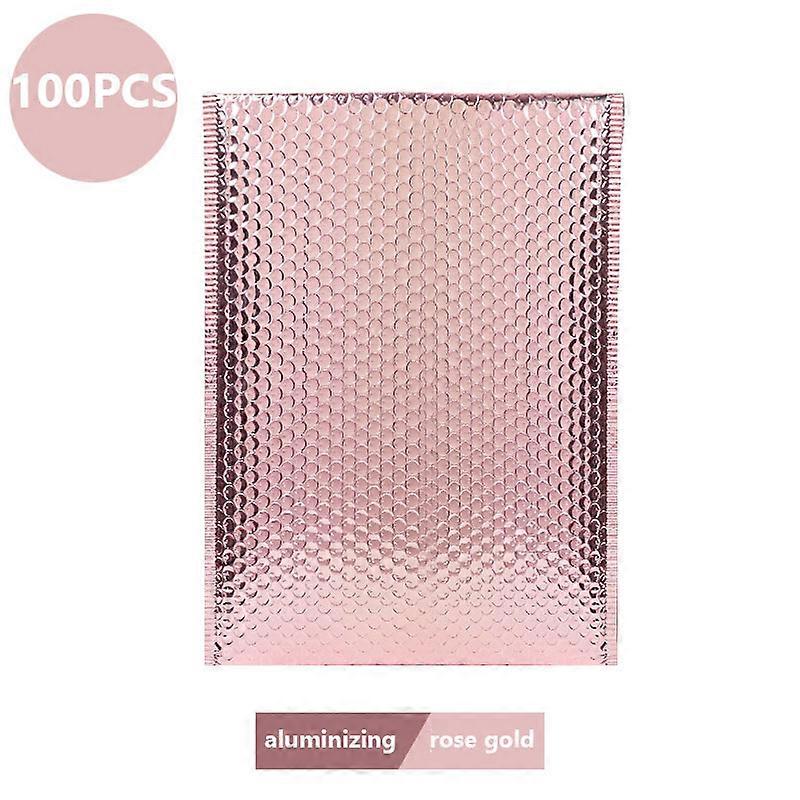 100stk Bubble Mailers Pink Poly Bubble Mailer Selvforseglet Polstret Konvolutter Gaveposer Laseremballage Konvolutposer til bog