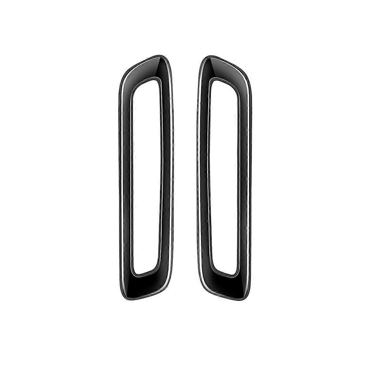For -60 2022 2023 RHD Gloss Black Car a Pillar Air Conditioning Outlet Decorative Frame Sticker Acc