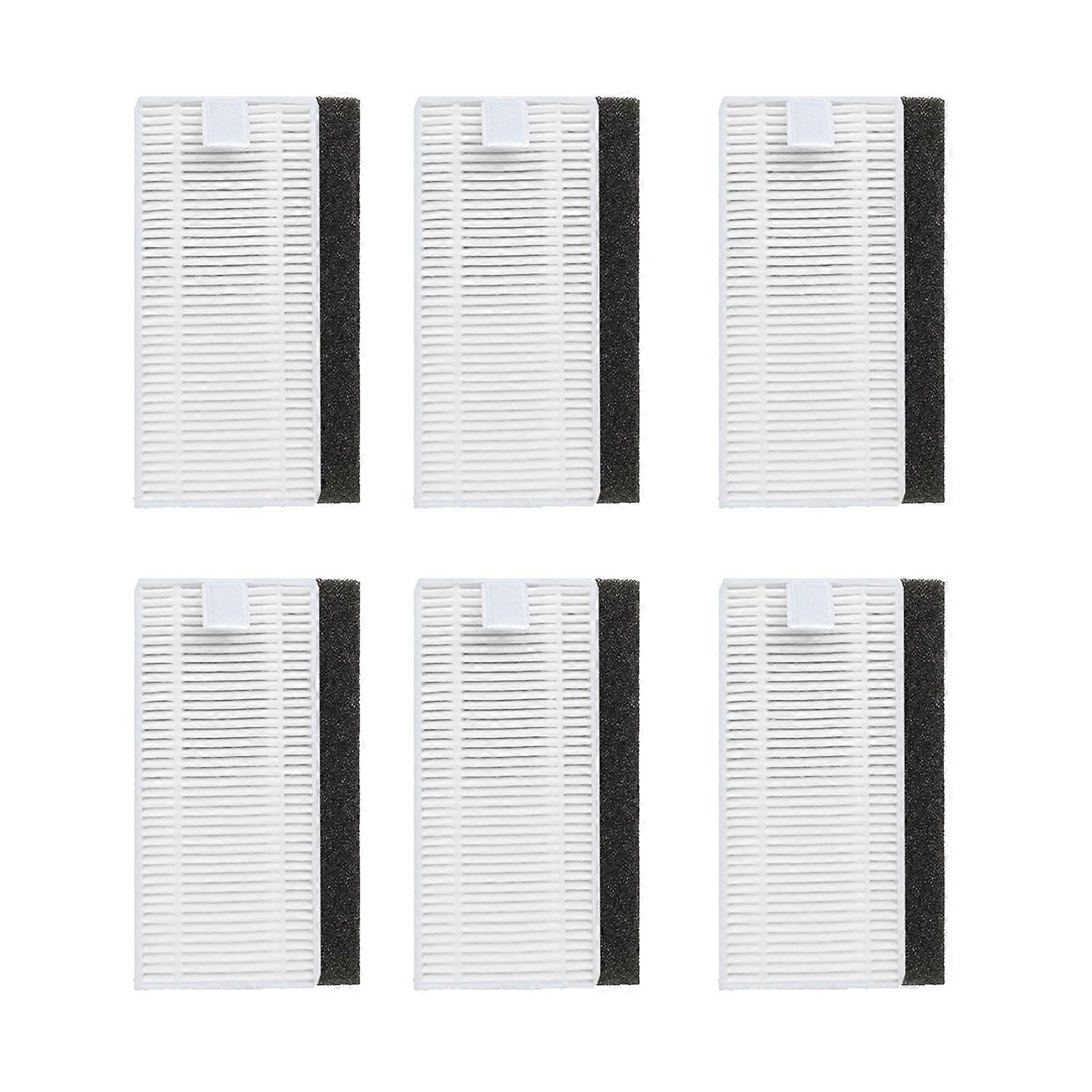 6Pcs Hepa Filter for Conga 1090 Robot Vacuum Parts Accessories Replacement Filters Vacuum Parts