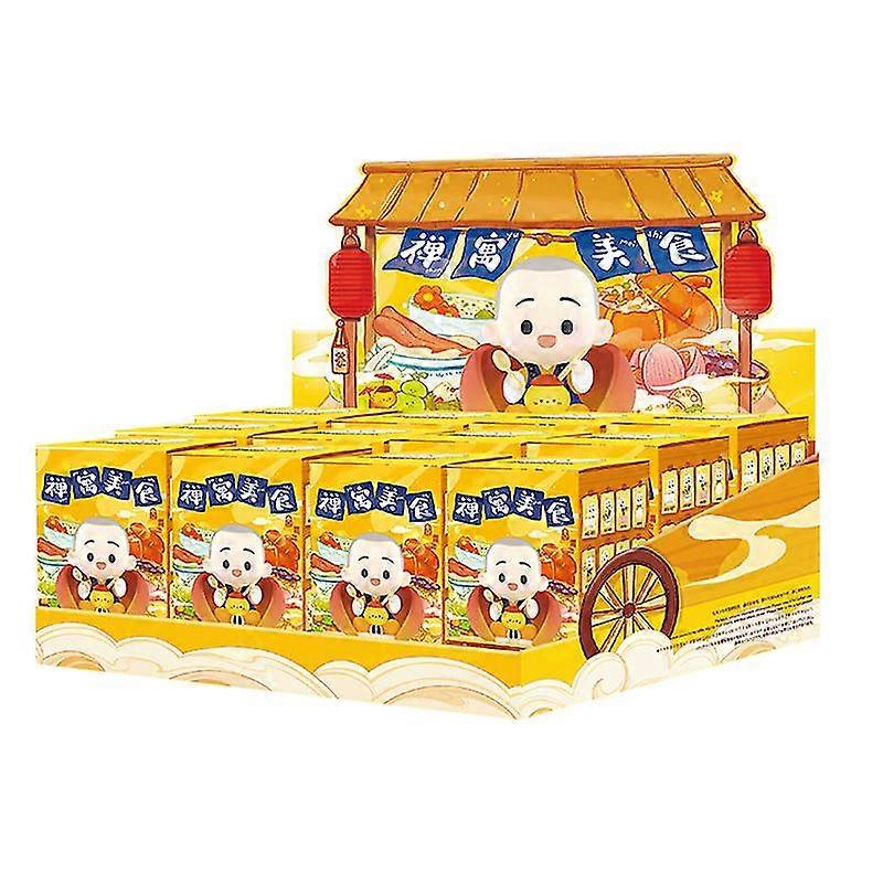 The Little Monk Yichan Chinese Delicacy Series Blind Box Collectible Cute Action Kawaii Toy Figures