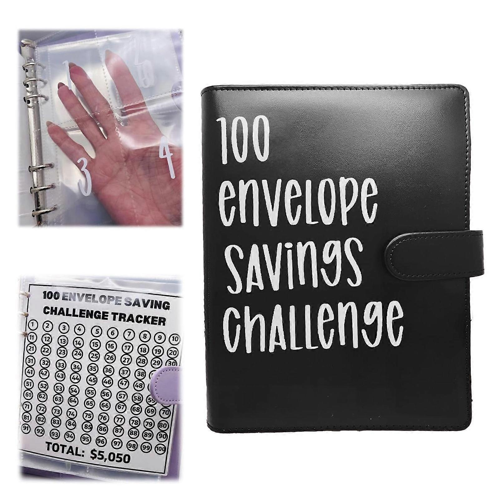 100 Envelope Savings Challenge Budget Binder Savings Challenges Binder,100% New