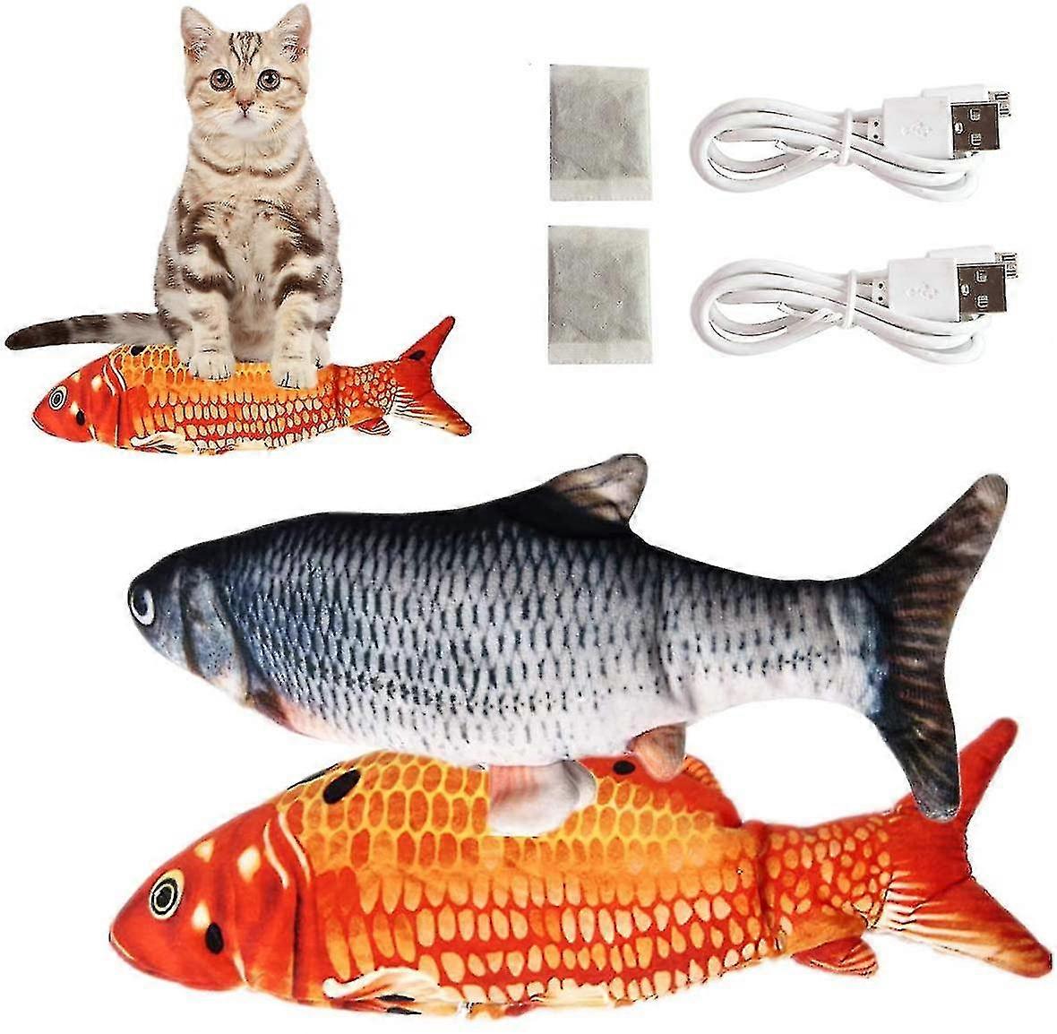 2pcs Realistic Plush Simulation Electric Toys