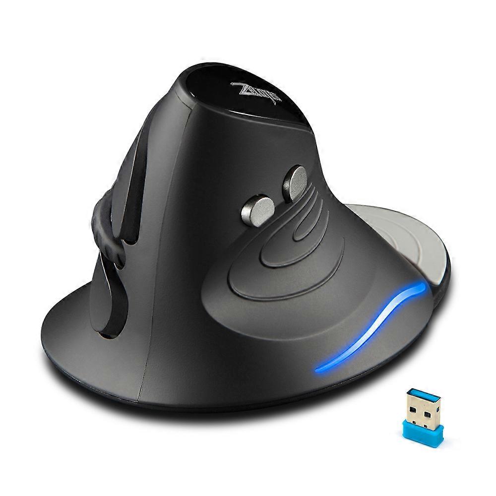 F-17 Vertical Mouse 2.4GHz Wireless Gaming Mouse 6 Keys Ergonomic Optical Mice with 3 Adjustable DPI for PC Laptop