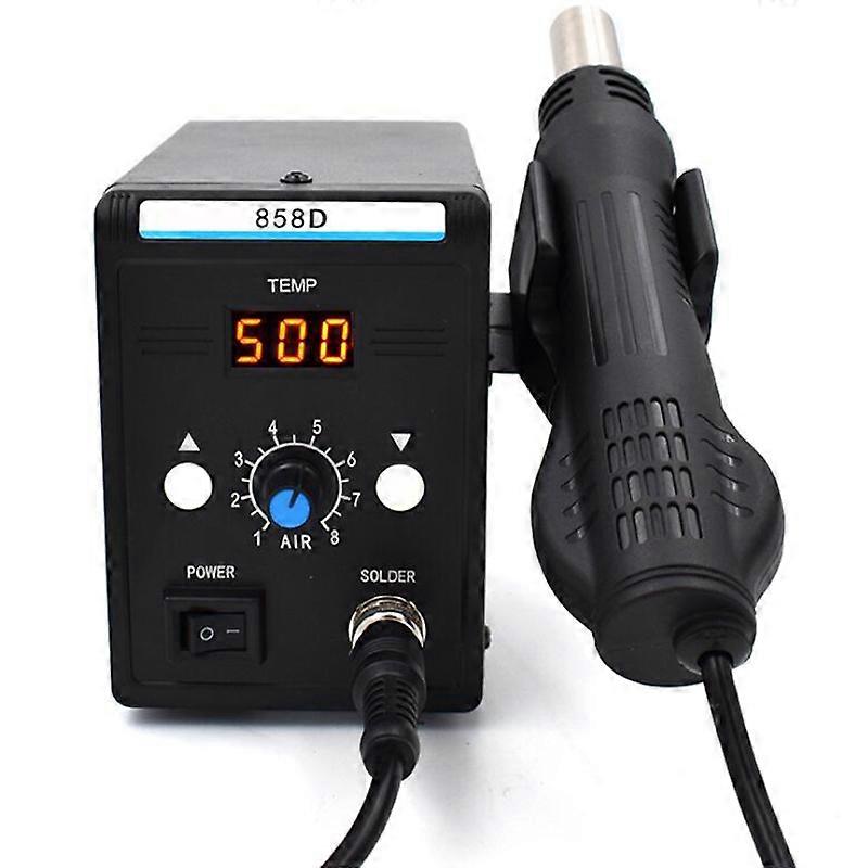 858D SMD Rework Soldering Station LED Digital Hot Air GUN Blowser