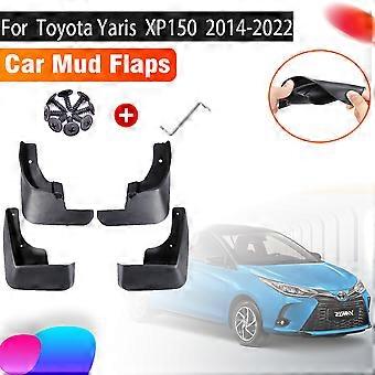 4 PCS Mudguards For Toyota Yaris 2022 Accessories 2022 ~ 2014 Hatchback XP150 Front Rear Flap Splash Mud Fenders Car Accessories