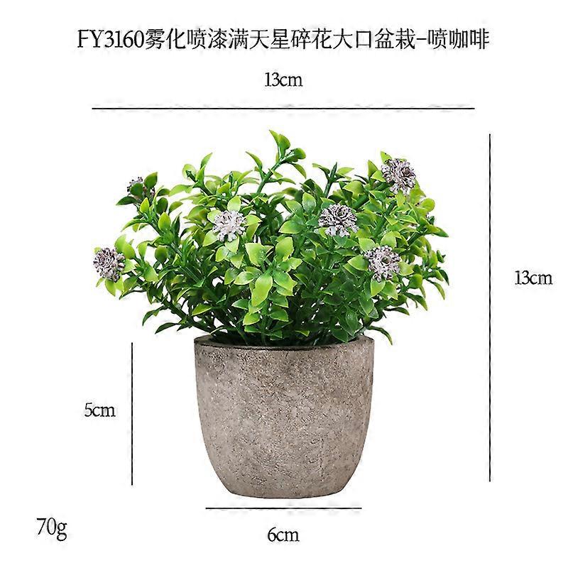 Artificial Plastic Plants Bonsai Flower Mini Desktop Decoration Small Home Room Table Decoration Garden Arrangement Ornaments