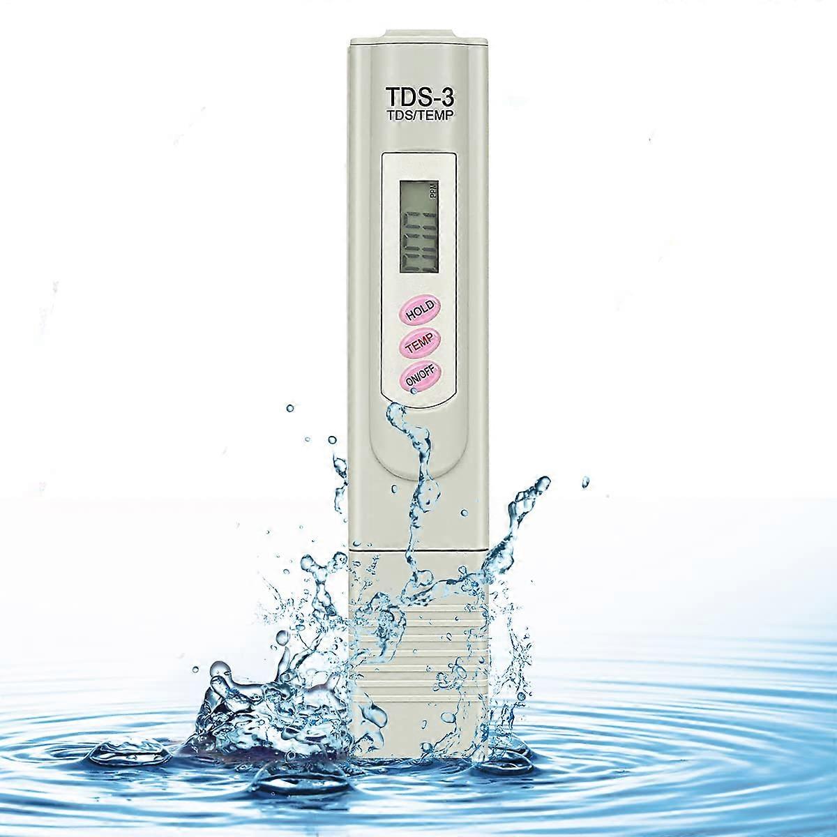 Water TDS Meter Water Quality Tester, LCD Display Accuracy Testing Water Meter