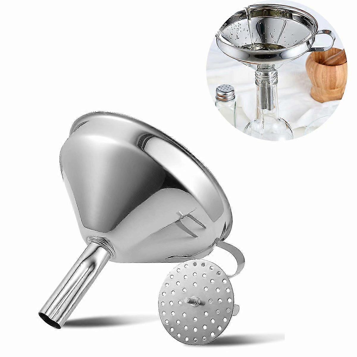 Stainless Steel Wine Drain With Filter For Kitchen Household