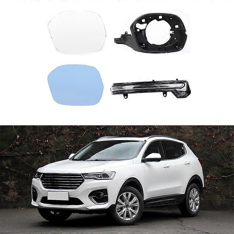 Applicable To 19 21 H4 Rearview Mirror Shell H6 Rearview Mirror Cover Wey Wei Vv6 Reflective Lens Turn Light Cover