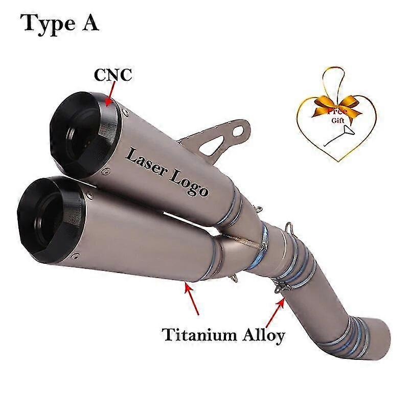 Exquisite exhaust pipeFor Honda GROM MSX125 2013 - 2019 2020 2021 Motorcycle Exhaust Escaep Full System Modify Muffler With Front Link Pipe DB Killer