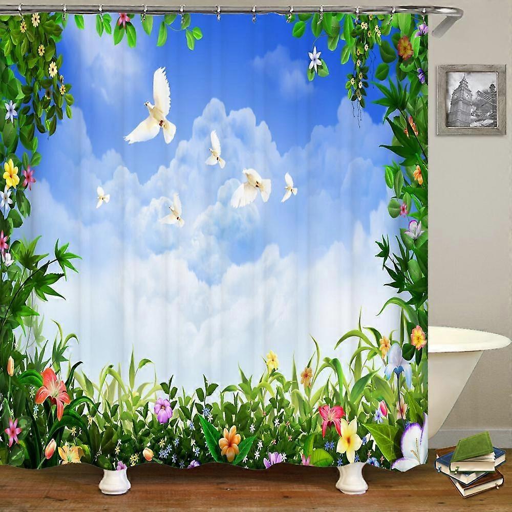Bathroom Shower Curtain Design Style - 702