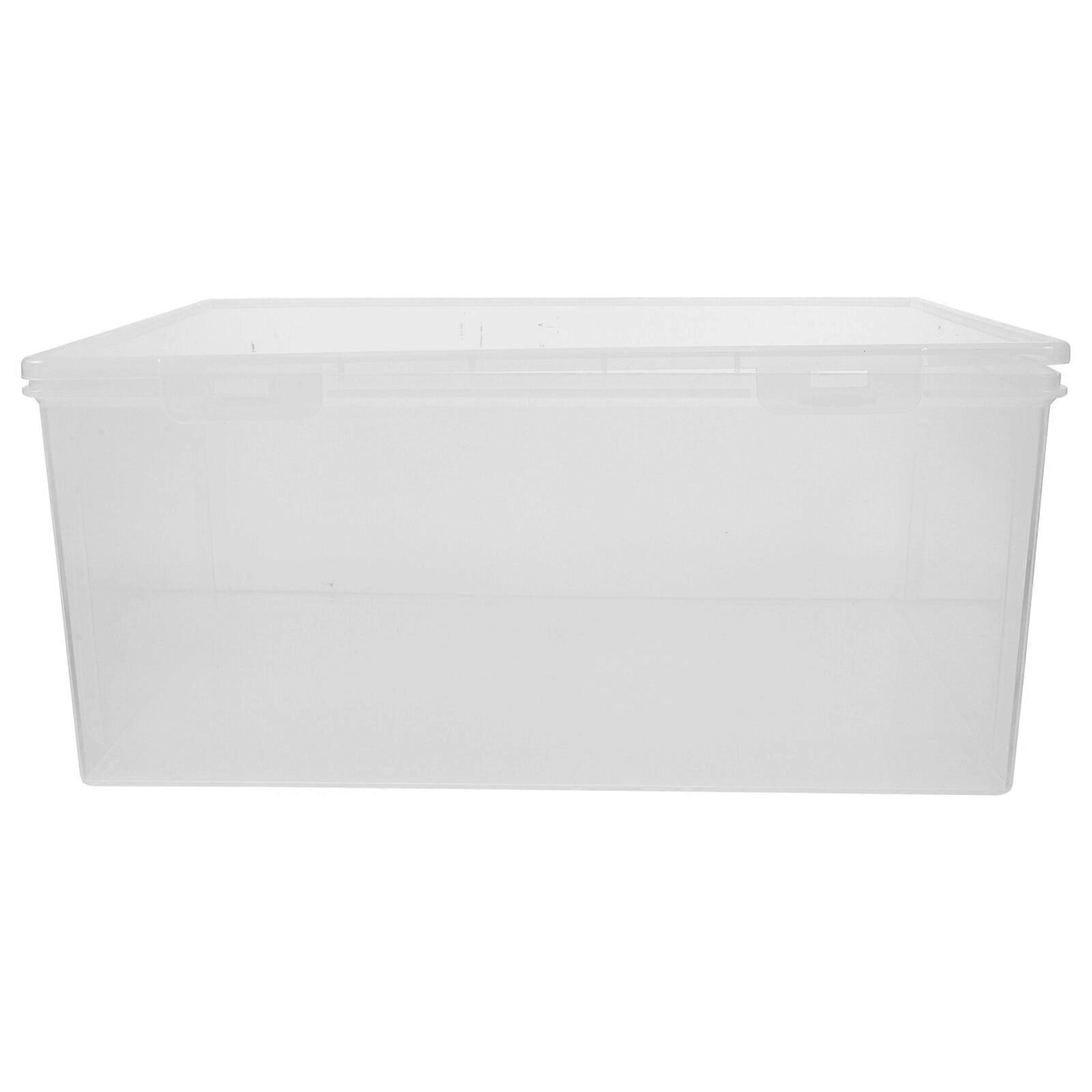 DVD Storage Box CD Storage Container Plastic DVD Holder Portable CD Storage Case