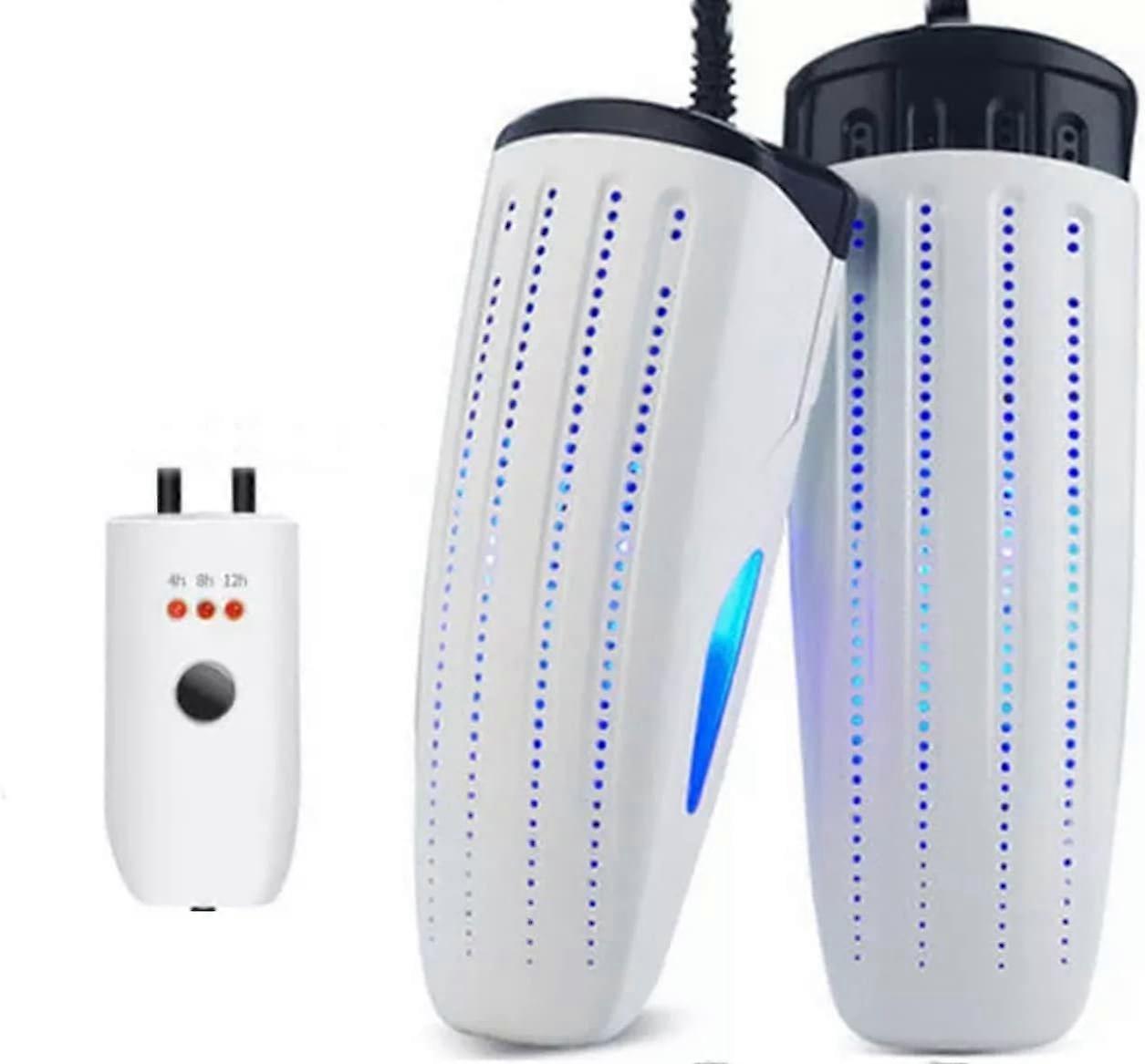 Shoe Boot Dryer Heater Warmer Violet Light Practical Shape Boot Odor Deodorant Dehumidify Device Quick Drying For Wet Boots Gloves Hats Socks - With T