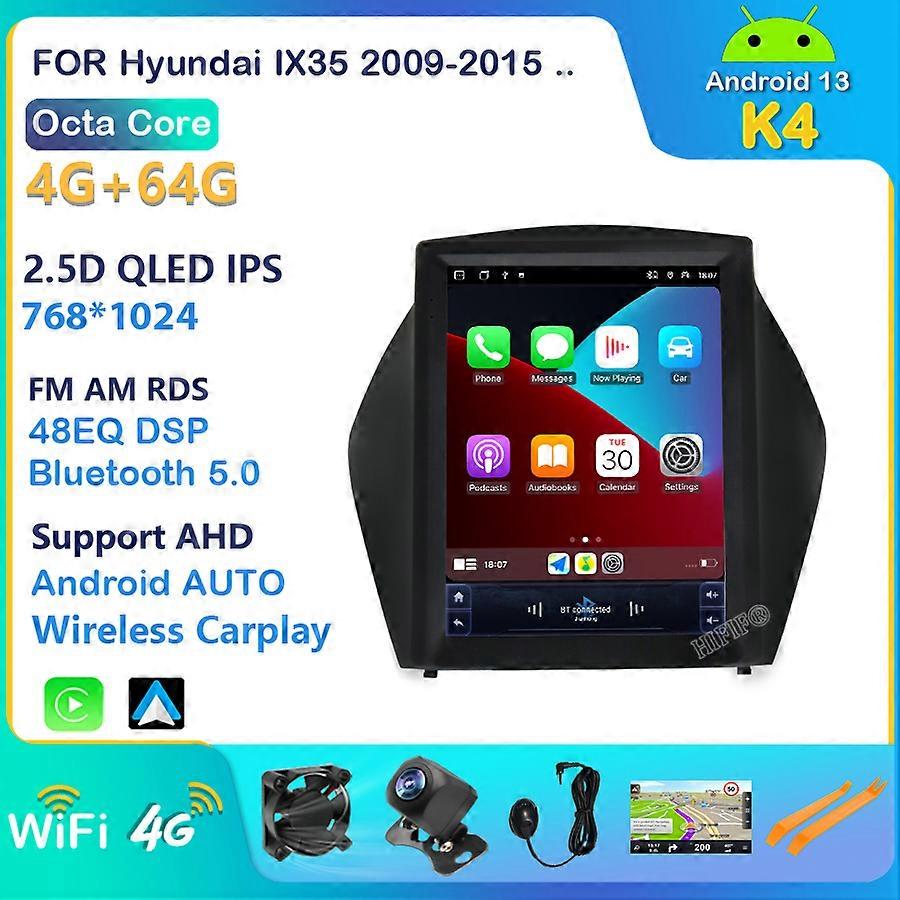 Android 13 per Hyundai IX35 Tucson 2009-2015 10.4 