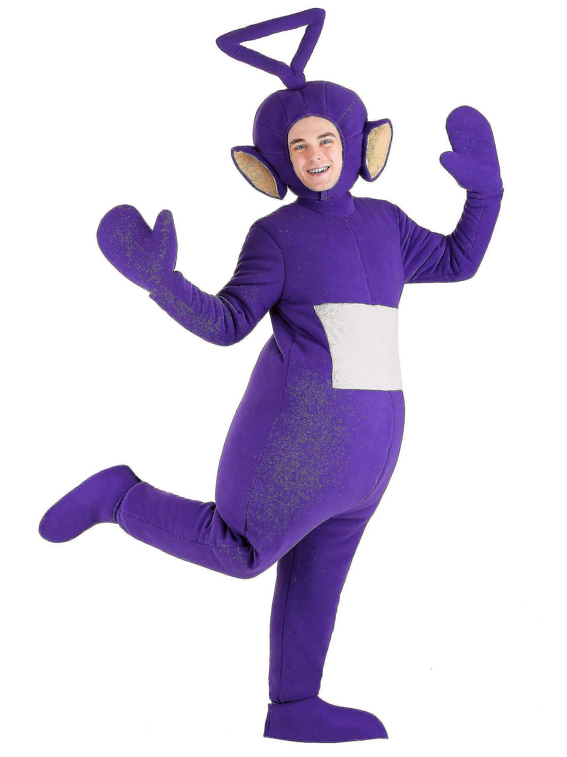 2024-yetişkin Tinky Winky Teletubbies Cadılar Bayramı Cosplay Için Kostüm Karnaval Parti Kıyafetleri Erkekler Kadınlar-r