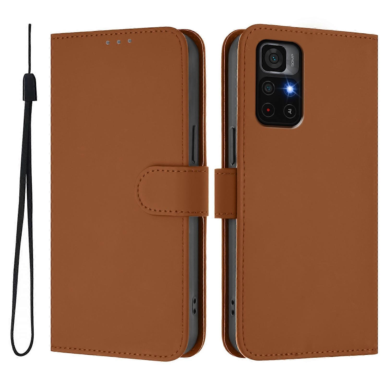 Solid Color PU Case For Redmi Note 11S 5G