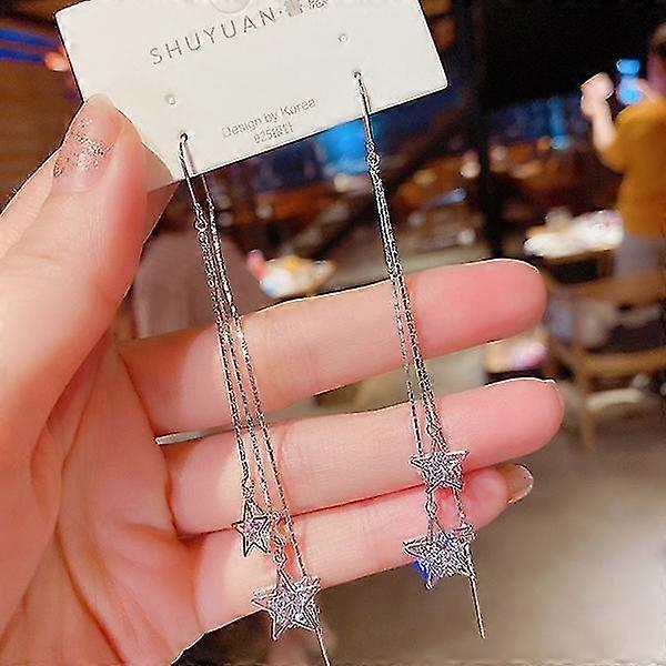 New Lucky Star Temperament Ear Wire [silver]