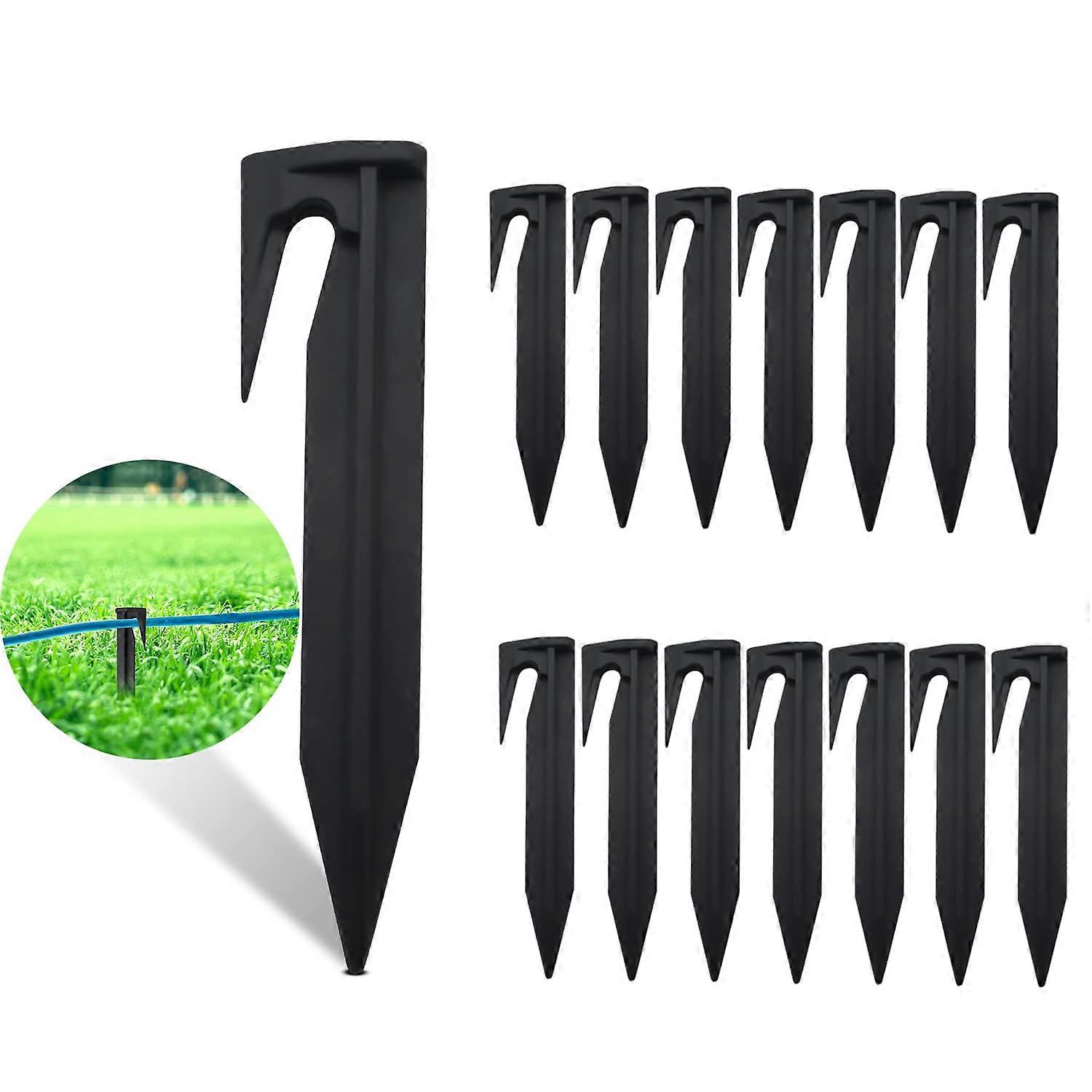 Set of 100 pegs for perimeter wires, ground pegs, mower accessories, robot mower hooks, perimeter wires