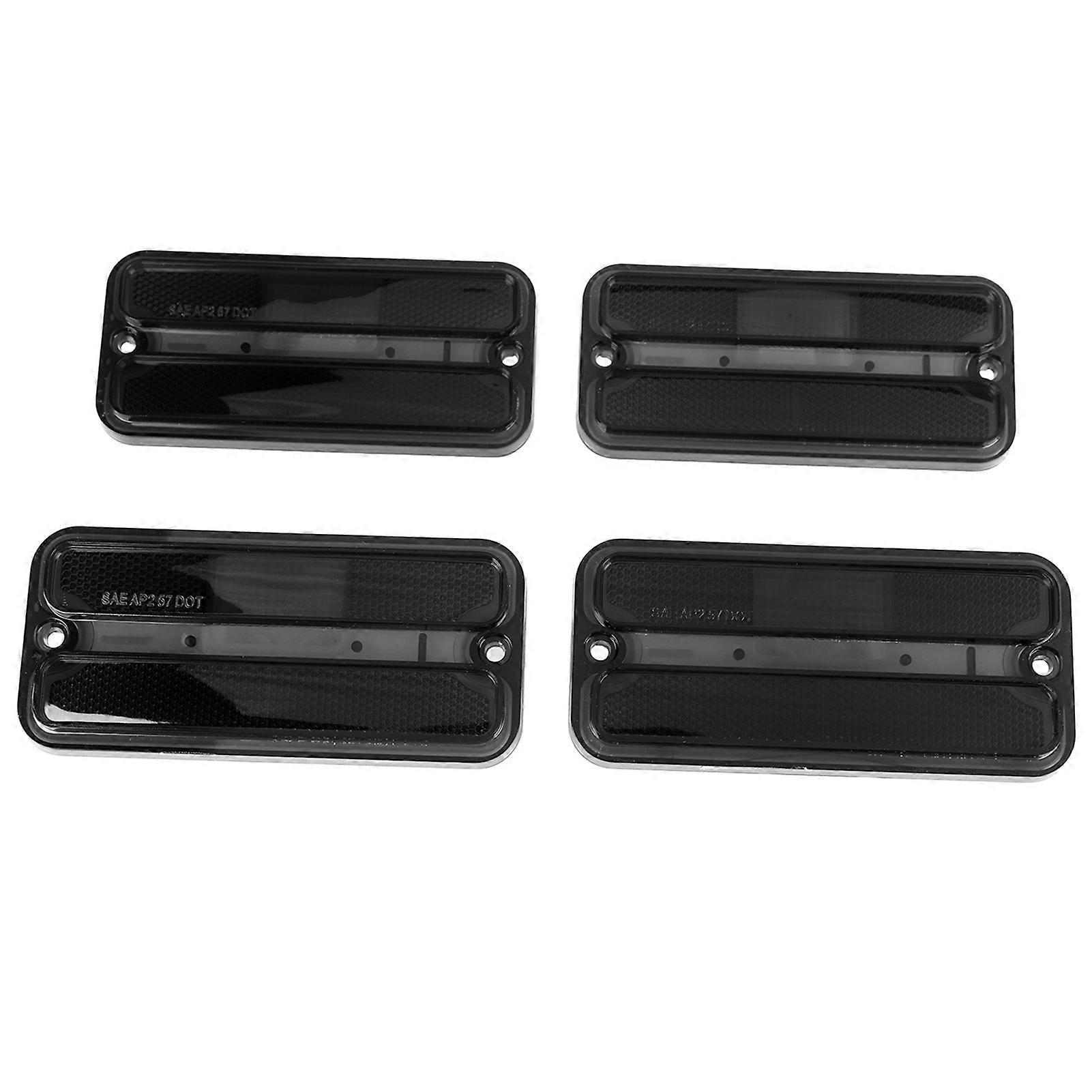 Front Rear Side Marker Light Set 0849520 Indicator Lamp Set Replacement for Chevy GSeries Van 19681972
