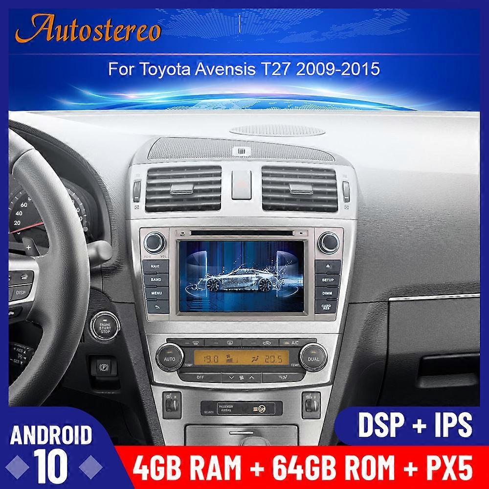 Android 12.0 4+64GB DSP Car DVD Player For Toyota Avensis 2009-2016 T27 GPS Navigation multimedia radio tape recorder head unit