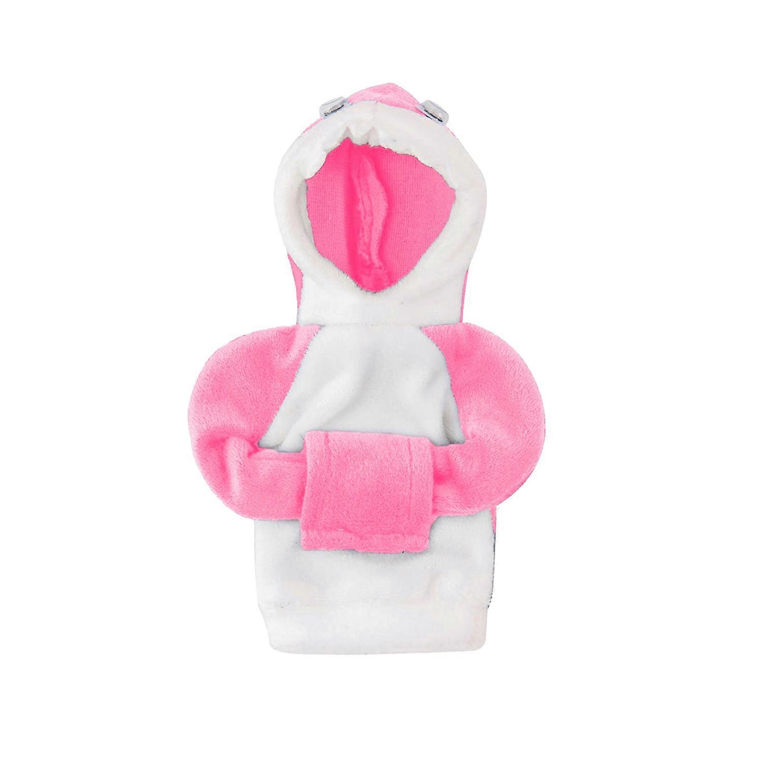 Mini Shark Shape Gear Stick Sleeve Patchwork Color Car Shifter Hoodie Cover Auto Gear Shift Knob