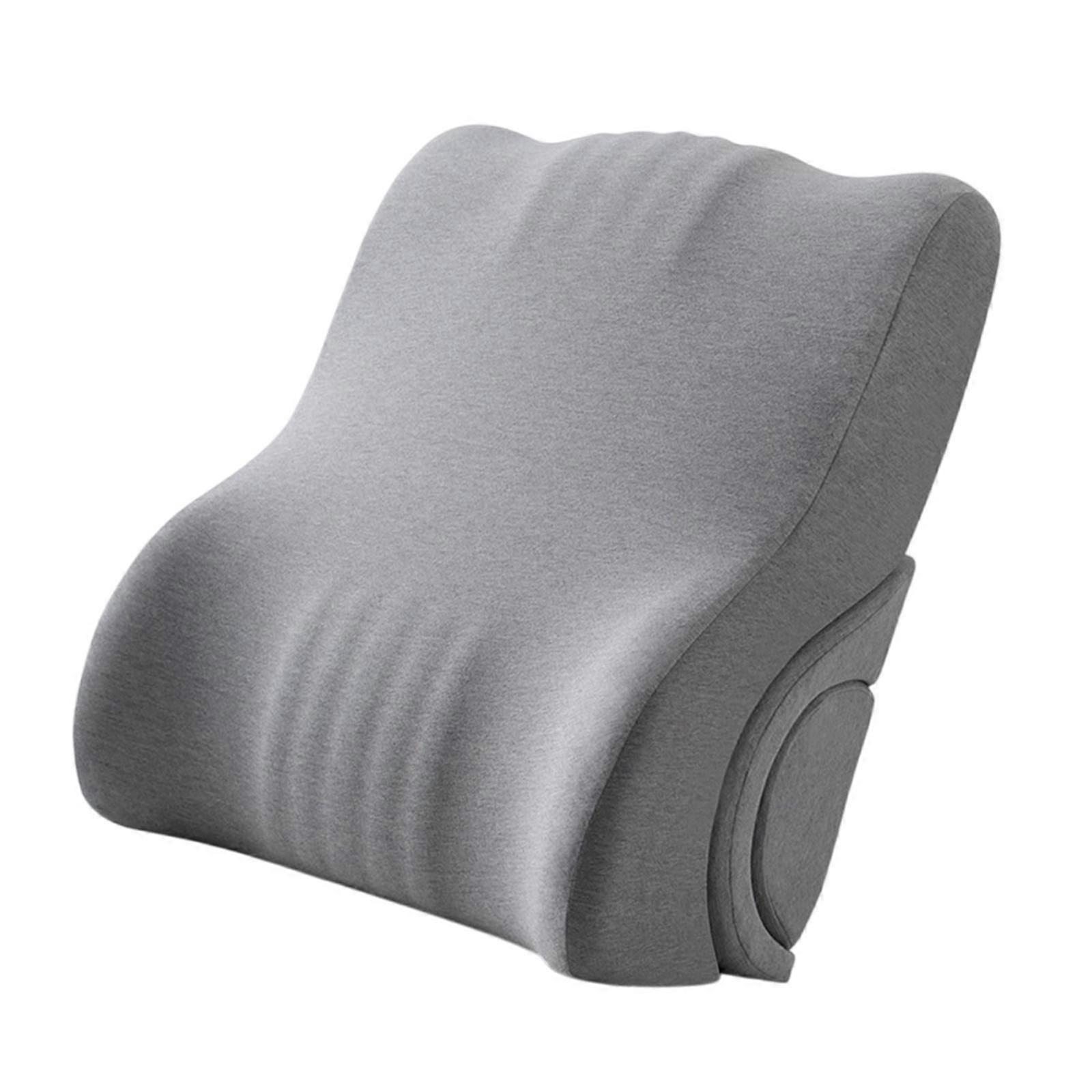 Backrest Pillow Multifunction Comfortable Reading Pillow Watching TV Resting Light Gray