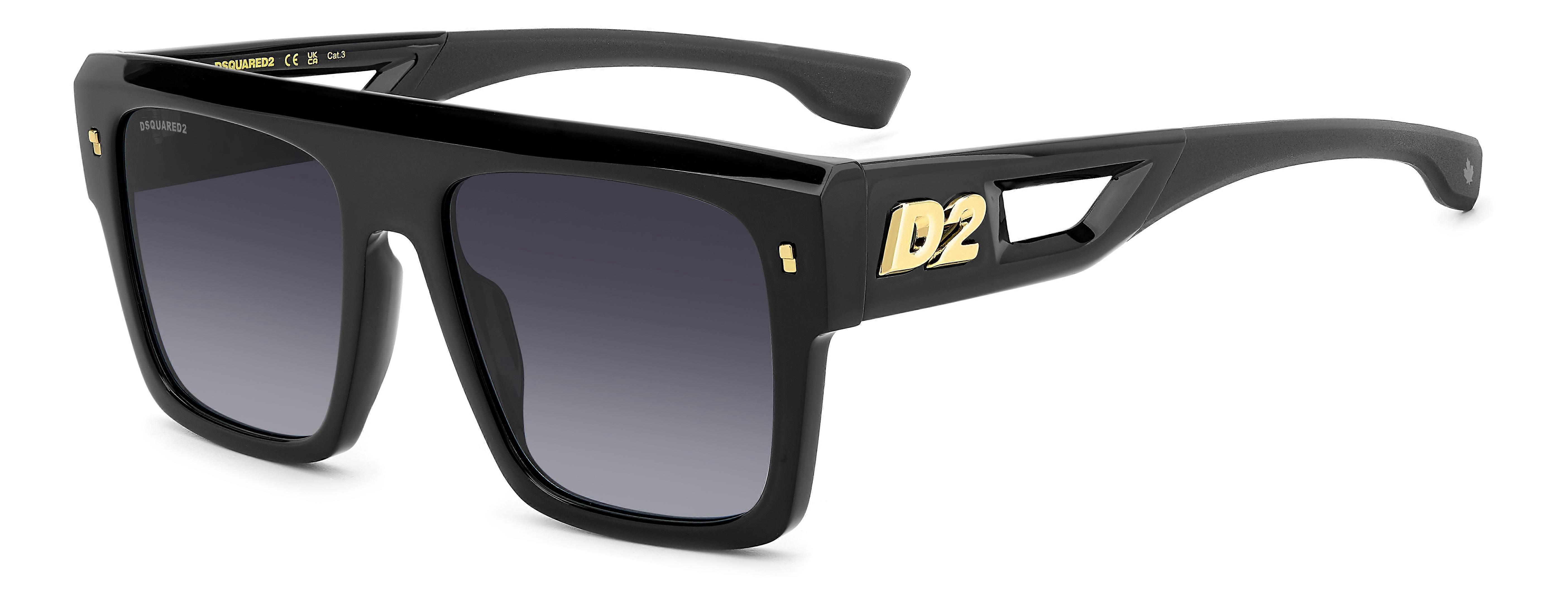 Sunglasses DSQUARED2 D2 0127/S 807 BLACK 56/19/145 MAN