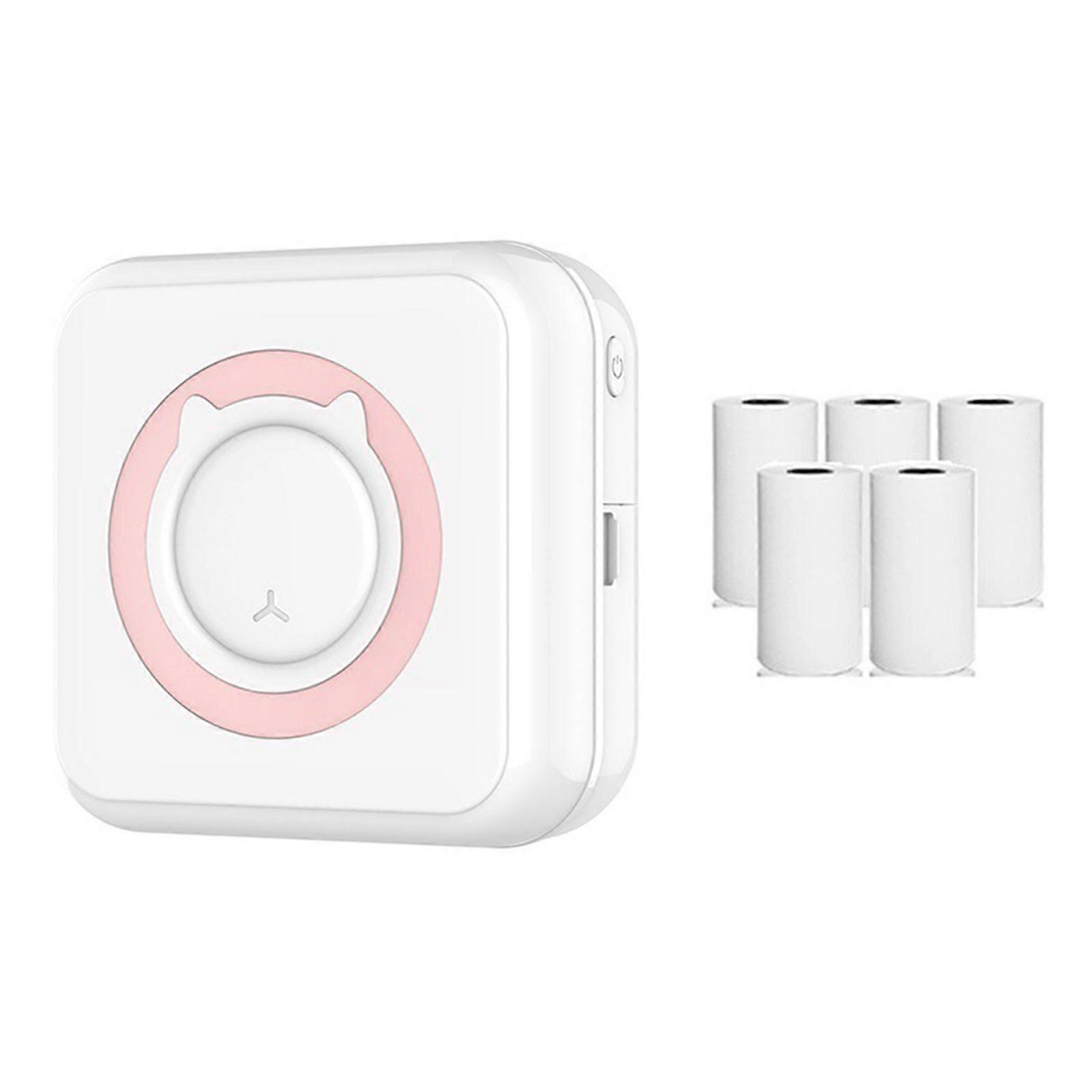 Multifunction Photo Printer Wireless Instant Mini Printer +10 Paper Rolls