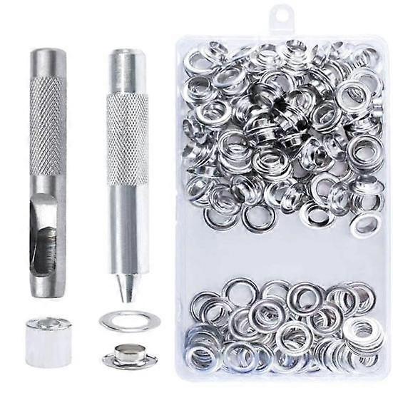 1 Set Eyelet Button Easy to Use Hole Punching Kit for Waterproof Tarpaulins Curtains Awnings Shoes Bags